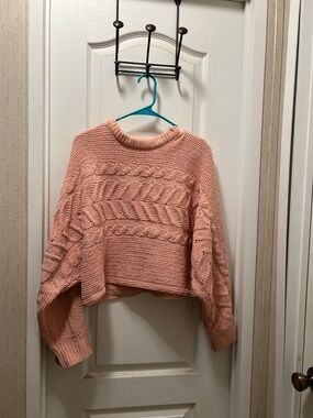 Pink sweater